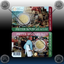 2 EVRO BELGIJA 2019 (PIETER BRUEGEL) KARTICA